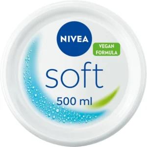 NIVEA Soft Moisturising Cream (500ml), A 500 ml (Pack of 1)