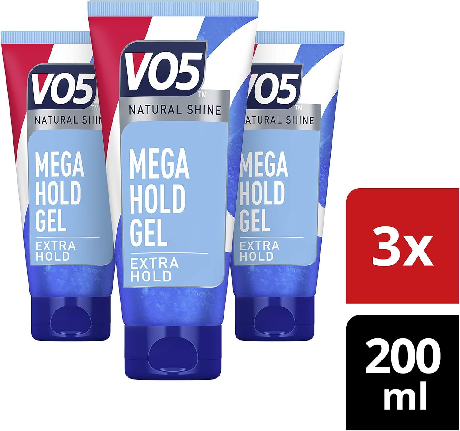 VO5 Mega Hold Hair Styling Gel 200ml (Pack of 3) - Image 8