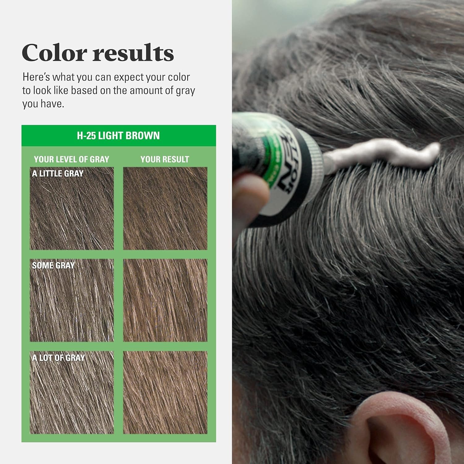 Just For Men Original Formula Men's Hair Color, Light Brown (Pack of 3) - Image 3