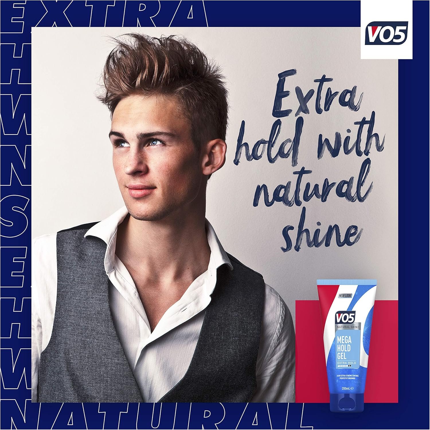 VO5 Mega Hold Hair Styling Gel 200ml (Pack of 3) - Image 4