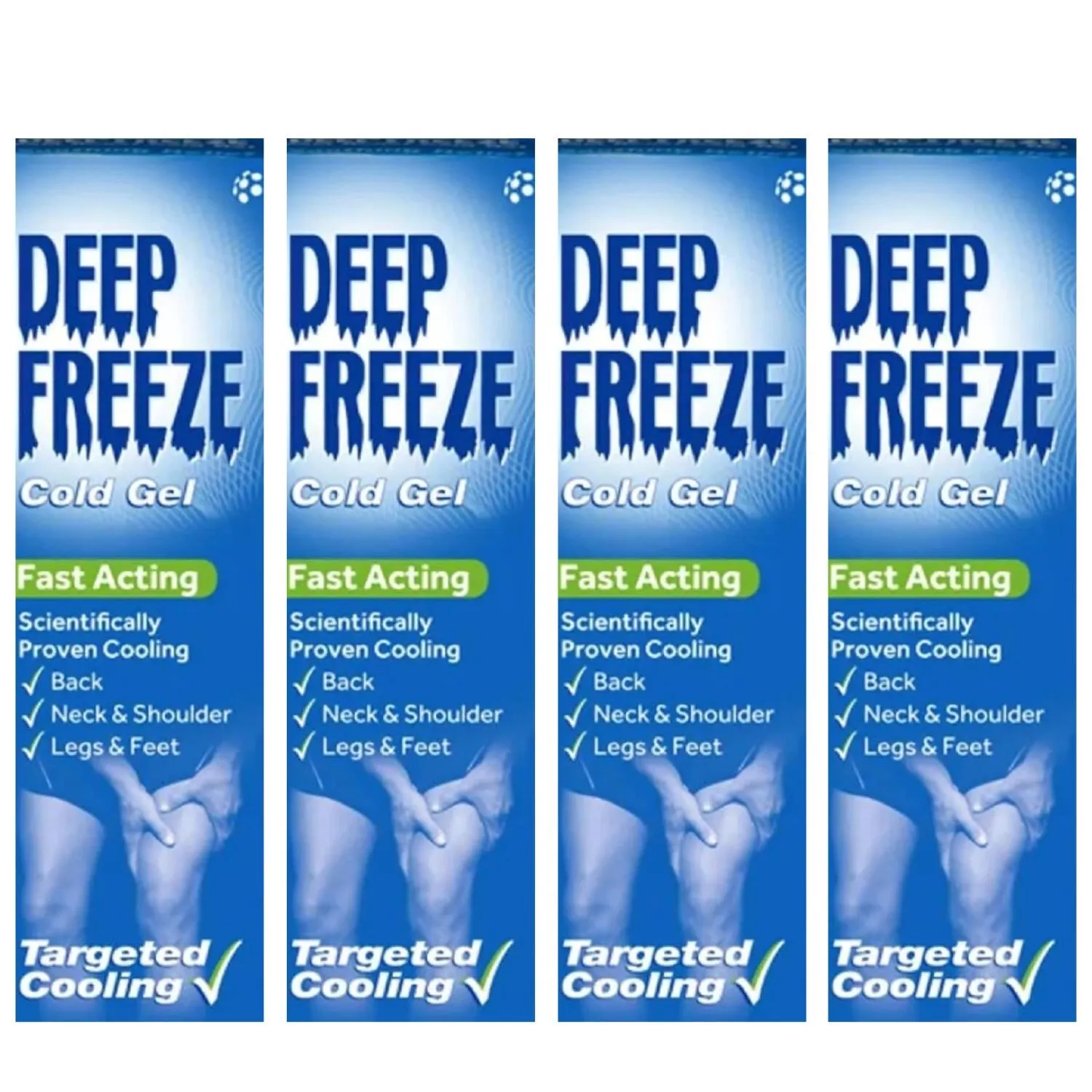 Deep Freeze Cold Gel Fast Action 35g x 4