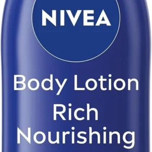 NIVEA Rich Nourishing Body Lotion (400ml), Rich 72H Hydration NIVEA Moisturiser