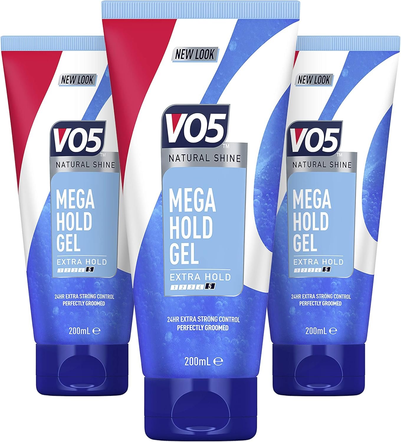 VO5 Mega Hold Hair Styling Gel 200ml (Pack of 3)