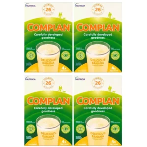 Complan Banana Flavour Nutrition Drink Powder 4 x 57g Sachets Pack-4