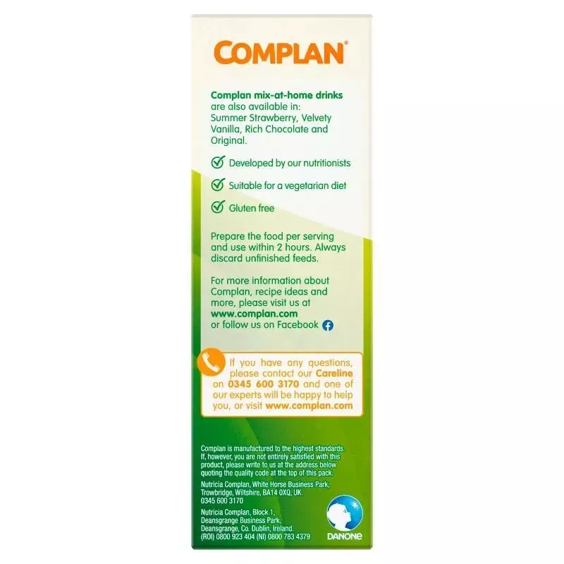Complan Banana Flavour Nutrition Drink Powder 4 x 57g Sachets Pack-4 - Image 3