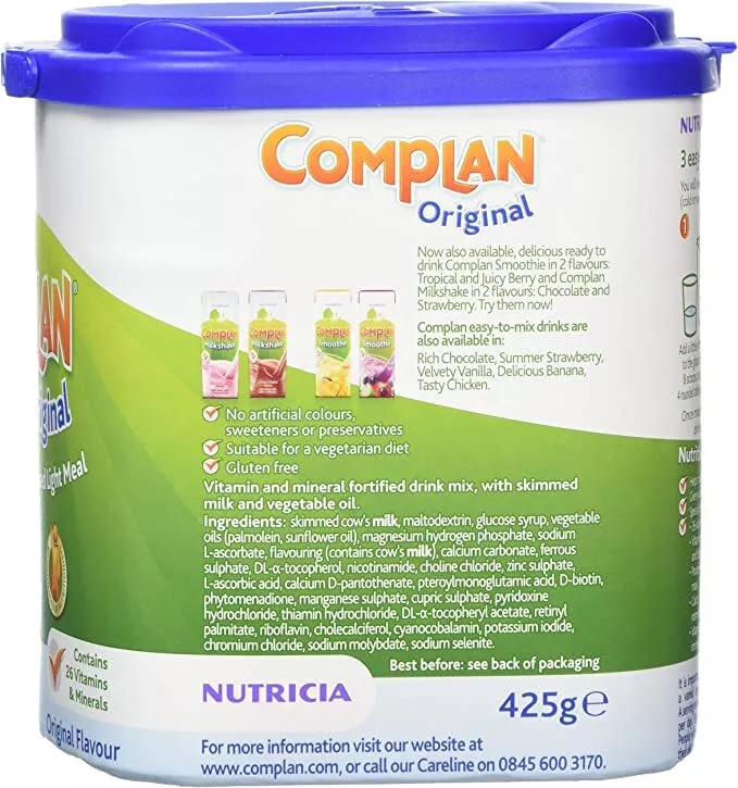 Complan Drink Original Flavour 425g Pack of 3 - Image 2