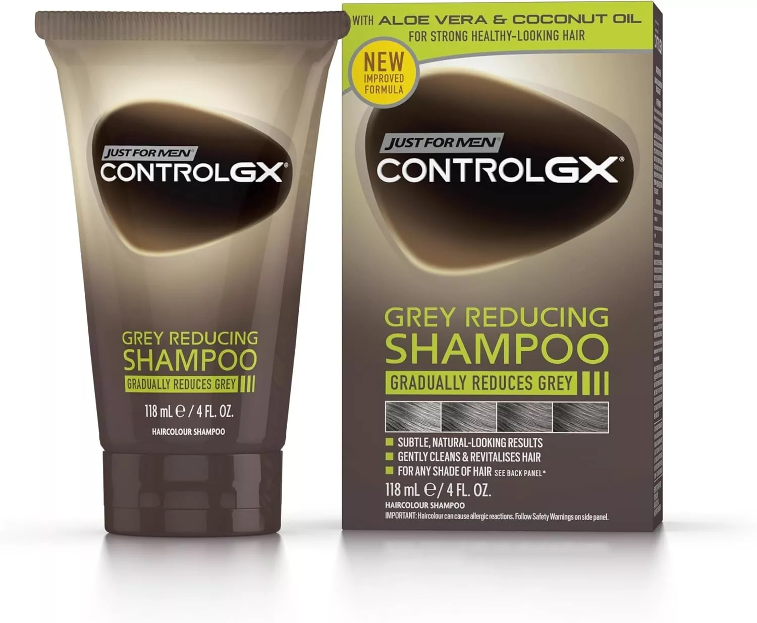 Just For Men Control GX Grey Reducing Shampoo For Grey Hair 118ml ( Pack of 6 ) - Image 5