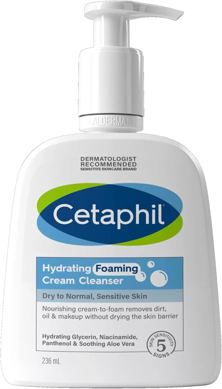 Cetaphil Hydrating Foaming Cream Cleanser and Makeup Remover 236ml - Image 7