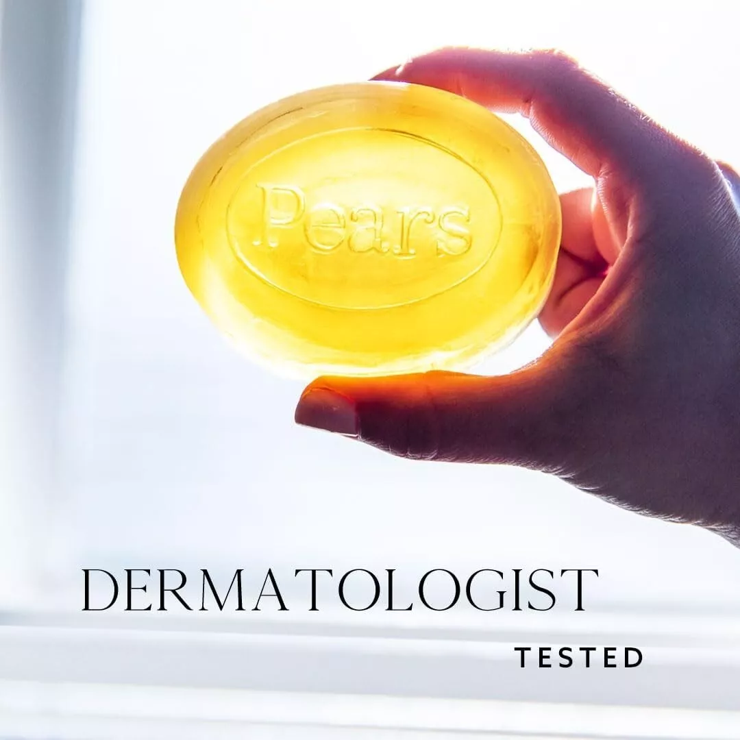 Pears Gentle Care Transparent Amber Bar Soap 125g Pack 6 - Image 2