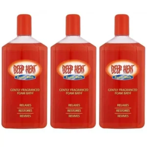Mentholatum Deep Heat bath tonic 350ml (Pack of 3)
