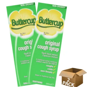 Buttercup Original Cough Syrup, 200ml (Pack of 2)